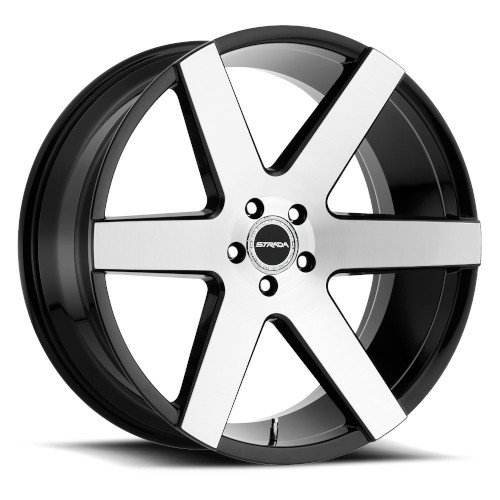 Strada Coda S60 Gloss Black Machined - Part Number S60252725GBM Strada Coda S60 Gloss Black Machined Photo