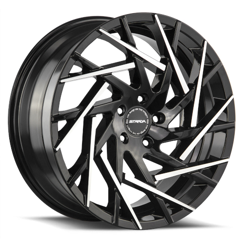 Strada Nido S64 Gloss Black Machined Tips - Part Number S64452015GBMT Strada Nido S64 Gloss Black Machined Tips Photo