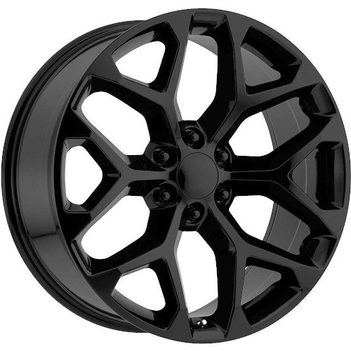 Strada OE Replica Snowflake R176 Flat Black - Part Number R176-663931SB Strada OE Replica Snowflake R176 Flat Black Photo