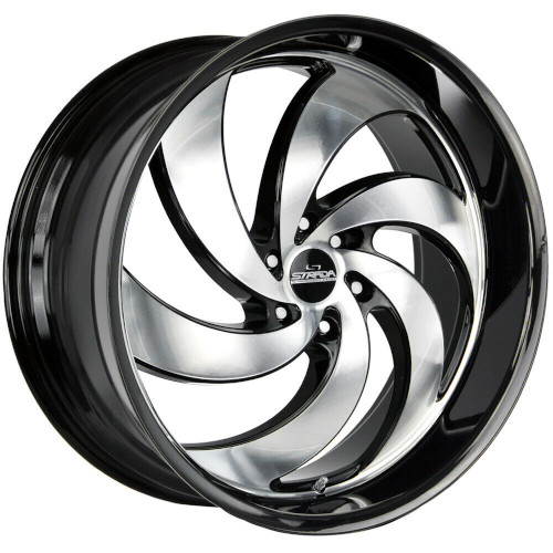 Strada Street Classics Retro 6 C06 Gloss Black Machined - Part Number C06463524GBM Strada Street Classics Retro 6 C06 Gloss Black Machined Photo