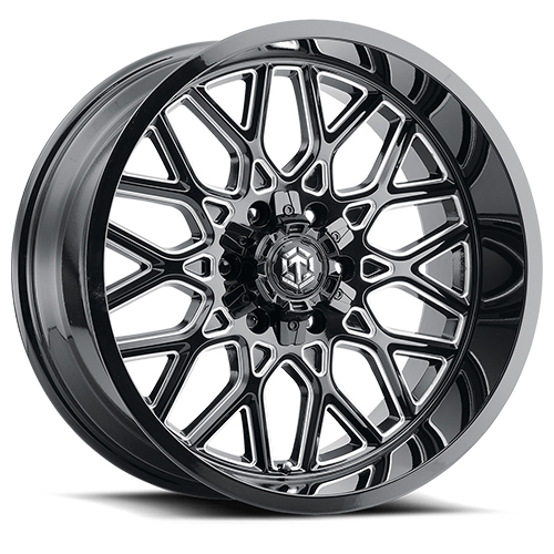 Terra Offroad TR-10 Gloss Black W/ Milled Accents - Part Number TR10-2010SS-25PBX Terra Offroad TR-10 Gloss Black W/ Milled Accents Photo
