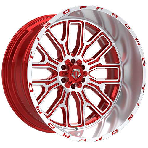 TIS Offroad 560MRL Gloss Red Machined - Part Number 560MRL-2128944 TIS Offroad 560MRL Gloss Red Machined Photo
