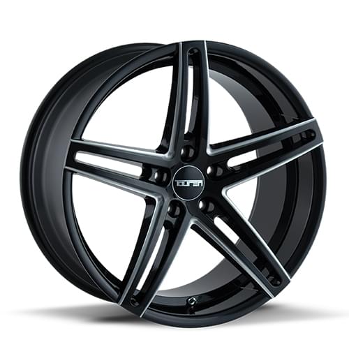 Touren TR73 3273 Gloss Black Milled - Part Number 3273-2112B40 Touren TR73 3273 Gloss Black Milled Photo