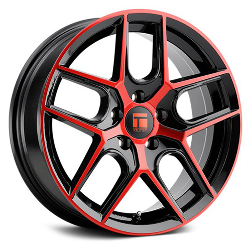 Touren TR79 Gloss Black W/ Red Tint - Part Number 3279-7812BRT35 Touren TR79 Gloss Black W/ Red Tint Photo