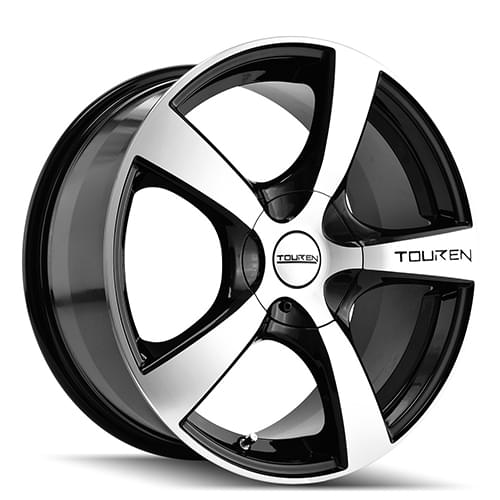 Touren TR9 3190 Gloss Black Machined - Part Number 3190-8873M Touren TR9 3190 Gloss Black Machined Photo
