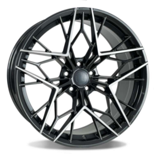 Traklite Wheels Ft109 Graphite W/ Machined Face