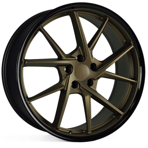 Traklite Wheels Ft114 Matte Bronze w/ Gloss Black Lip