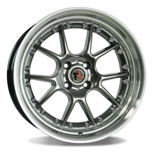 Traklite Wheels Tork Hyper Black w/ Machined Lip