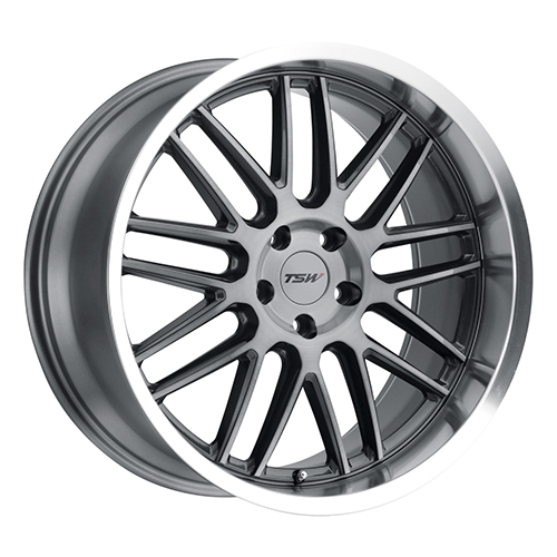 TSW Avalon Brushed Gunmetal W/ Machined Lip - Part Number 2090AVA325112G66 TSW Avalon Brushed Gunmetal W/ Machined Lip Photo