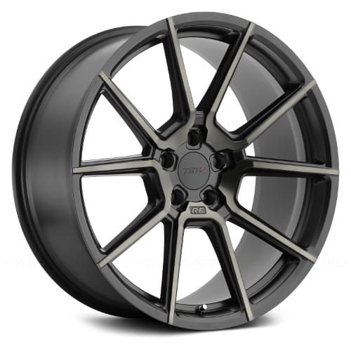 TSW Chrono Matte Black W/ Machined Dark Tint - Part Number 1780CRN325112M66 TSW Chrono Matte Black W/ Machined Dark Tint Photo