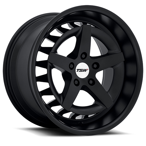 TSW Degner Semi Gloss Black - Part Number 2005DNR255114M76 TSW Degner Semi Gloss Black Photo