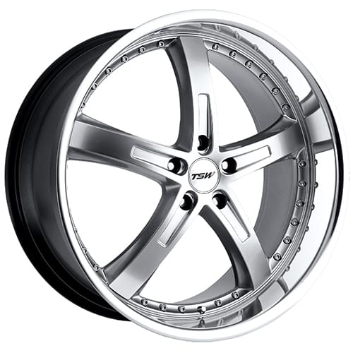 TSW Jarama Hyper Silver W/ Mirror Lip - Part Number 1780JAR405114S76 TSW Jarama Hyper Silver W/ Mirror Lip Photo