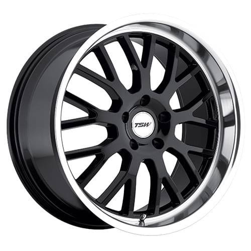 TSW Tremblant Gloss Black W/ Mirror Lip - Part Number 1780TRM355120B76 TSW Tremblant Gloss Black W/ Mirror Lip Photo