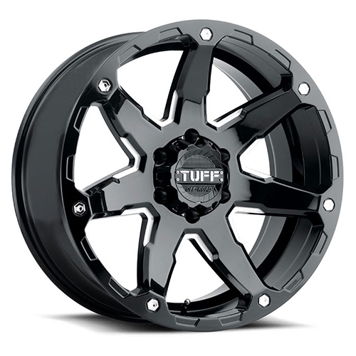 Tuff T4A Gloss Black Milled - Part Number 2090T4A106135B87 Tuff T4A Gloss Black Milled Photo