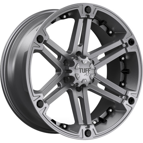 Tuff T01 Gunmetal Gray W/ Black Inserts - Part Number 1780T01-36140G08C Tuff T01 Gunmetal Gray W/ Black Inserts Photo