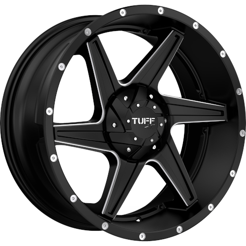 Tuff T11 Satin Black Milled - Part Number 2090T11006D50M06 Tuff T11 Satin Black Milled Photo