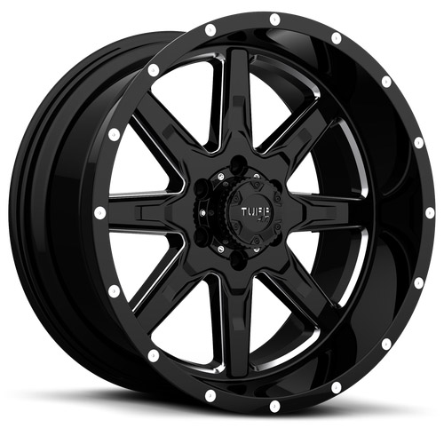 Tuff T15 Gloss Black Milled