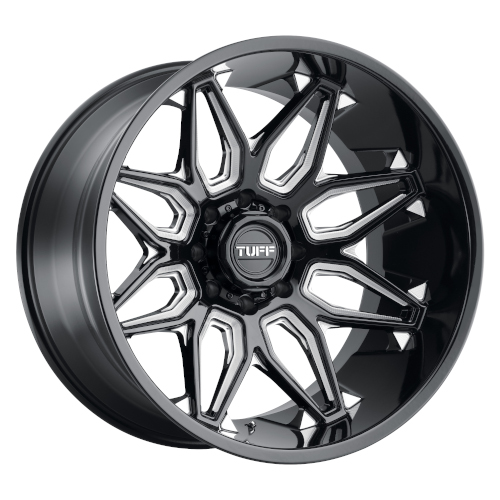 Tuff T3B Gloss Black Milled - Part Number 2212T3B-58170B25 Tuff T3B Gloss Black Milled Photo