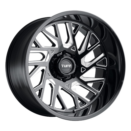 Tuff T4B Gloss Black Milled Left - Part Number 2414T4B-28165B25L Tuff T4B Gloss Black Milled Left Photo