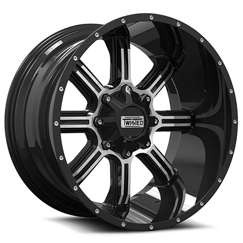Twisted Offroad Radar Black Milled - Part Number T-21209051143127-12BM Twisted Offroad Radar Black Milled Photo