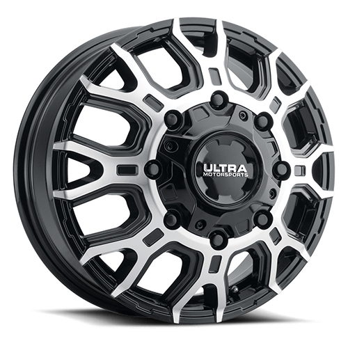 Ultra Scorpion Dually 022 Gloss Black W/ Diamond Cut Face & Clear Coat - Part Number 022-7681FU Ultra Scorpion Dually 022 Gloss Black W/ Diamond Cut Face & Clear Coat Photo