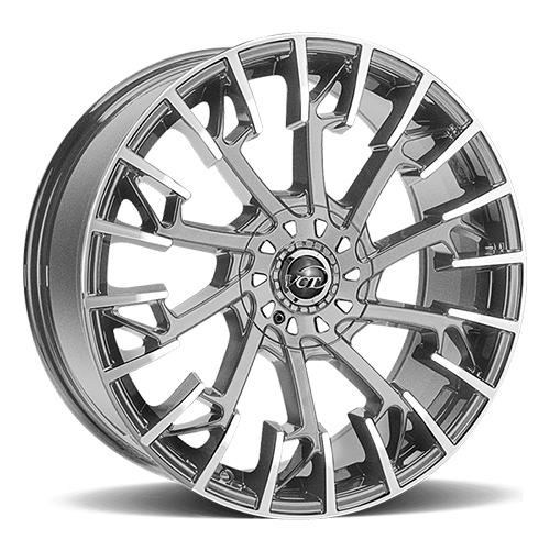 VCT Hangman Silver W/ Machined Spoke Face - Part Number HNG-208551214+40SM VCT Hangman Silver W/ Machined Spoke Face Photo