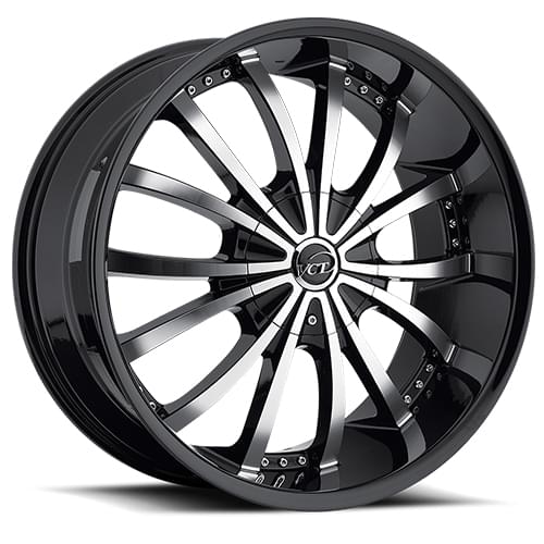 VCT Mancini V63 Black Machined - Part Number V63-209105127135+15BM VCT Mancini V63 Black Machined Photo