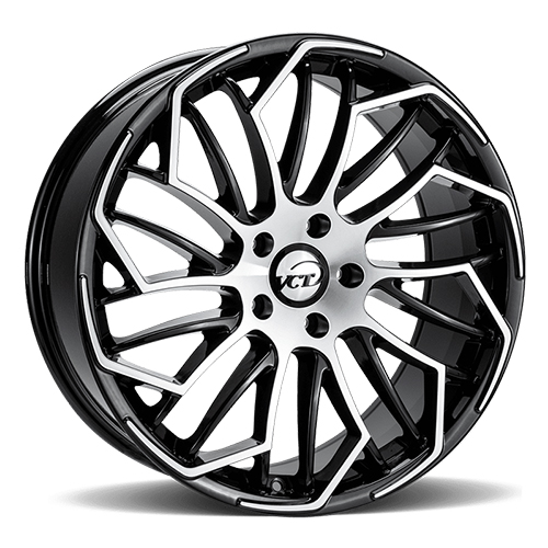VCT Slider Black W/ Machined Spokes - Part Number SLD-229639+24BM VCT Slider Black W/ Machined Spokes Photo