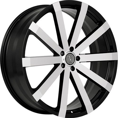 Velocity Wheel VW12 Black Machined