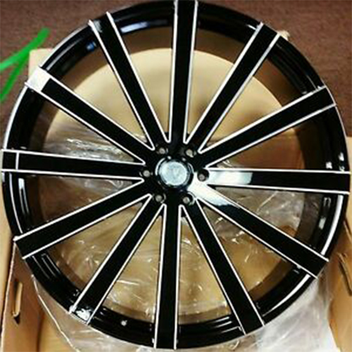 Velocity Wheel VW12 Black Machined Window - Part Number V1209065530BMW Velocity Wheel VW12 Black Machined Window Photo