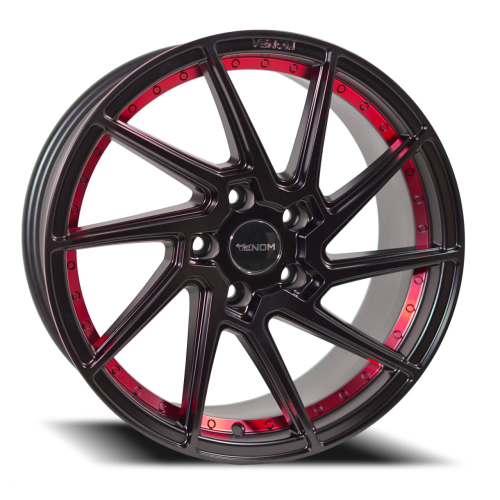 Venom 47 Satin Black W/ Red Line