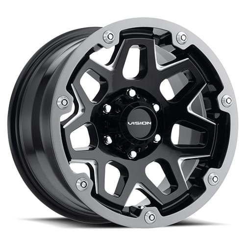 Vision Offroad Se7en 416 Milled - Part Number 416-7981GBMG12 Vision Offroad Se7en 416 Milled Photo