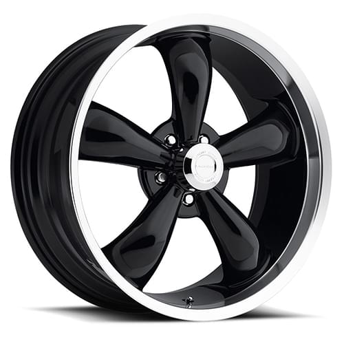 Vision Legend 5 VI142 Black W Machined Lip - Part Number 142-8965GB12 Vision Legend 5 VI142 Black W Machined Lip Photo
