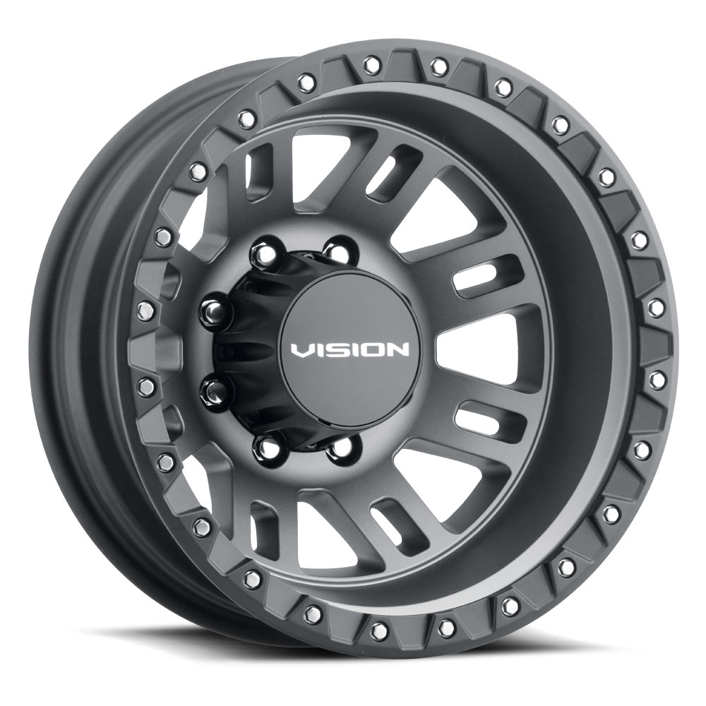 Vision Offroad Manx 2 Satin Gray Dually Rear - Part Number 408-6670SGBLR Vision Offroad Manx 2 Satin Gray Dually Rear Photo