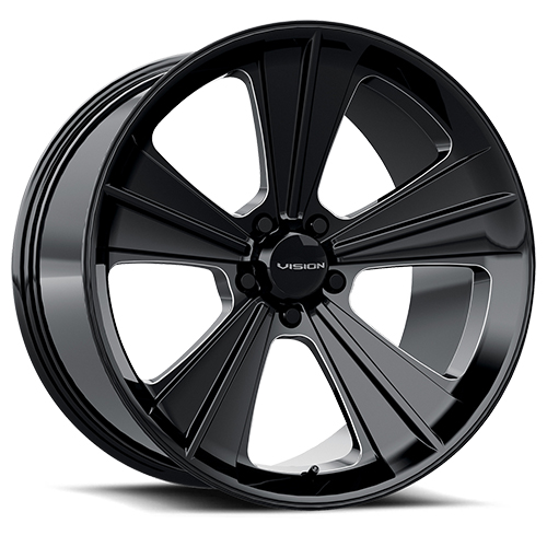Vision Missle V327 Gloss Black - Part Number V327-20165GBMS50 Vision Missle V327 Gloss Black Photo