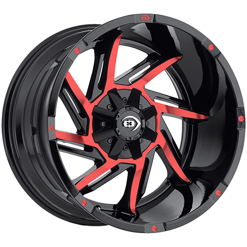 Vision Offroad Prowler 422 Black W/ Machined Face - Part Number 422Z20270BMFR-51 Vision Offroad Prowler 422 Black W/ Machined Face Photo