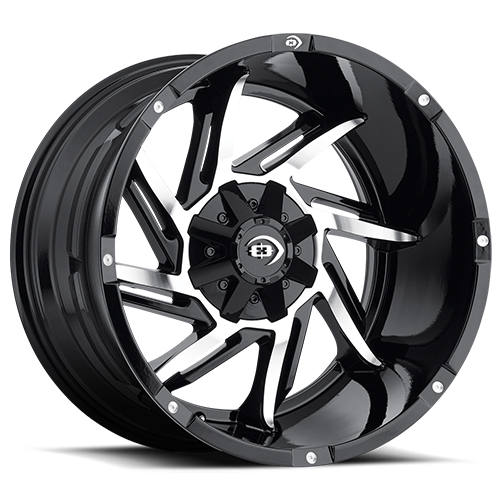 Vision Offroad Prowler 422 Black W/ Machined Face - Part Number 422-7983GBMF-12 Vision Offroad Prowler 422 Black W/ Machined Face Photo