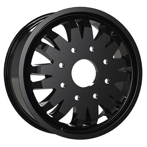 Vision Offroad Rival 401H Gloss Black Dually Rear I - Part Number 401H2880SBIRS Vision Offroad Rival 401H Gloss Black Dually Rear I Photo