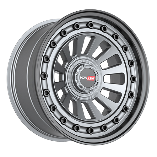 Vortek Offroad Defense VRD-702 Matte Gunmetal W/ Black Lip & Bolts