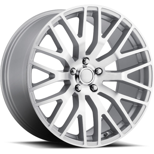 Voxx Replica Mustang Performance Silver Machined - Part Number PER 990-5114-45 SMF Voxx Replica Mustang Performance Silver Machined Photo