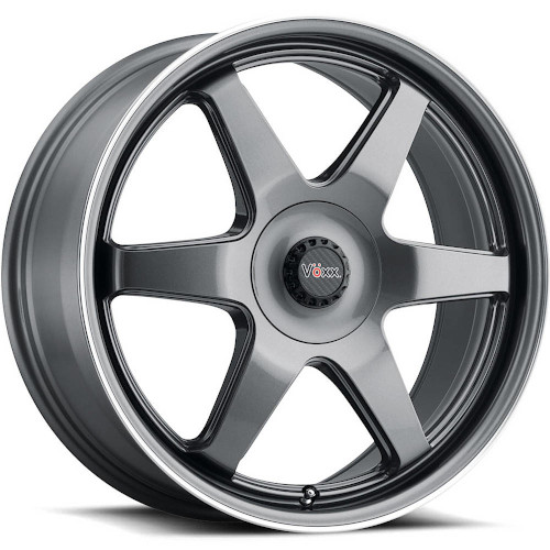 Voxx Riva Gunmetal W/ Machined Lip - Part Number RVA 880-5004-20 GMF Voxx Riva Gunmetal W/ Machined Lip Photo