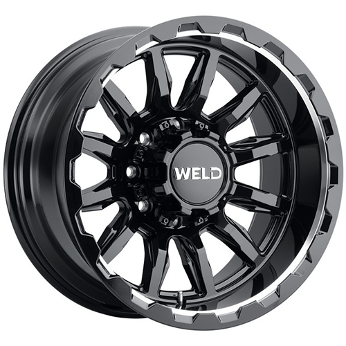Weld Off-Road Gauntlet W137 Gloss Black Milled - Part Number W13700070475 Weld Off-Road Gauntlet W137 Gloss Black Milled Photo