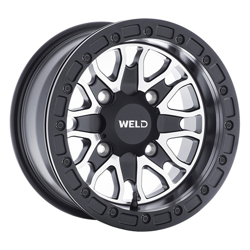 Weld Off-Road Raptor U501 Satin Black Milled - Part Number U501B8043400 Weld Off-Road Raptor U501 Satin Black Milled Photo