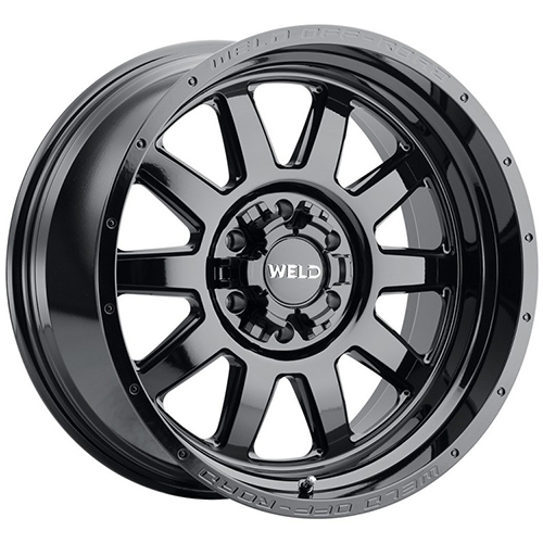 Weld Off-Road Stealth W168 Gloss Black - Part Number W16809018500 Weld Off-Road Stealth W168 Gloss Black Photo
