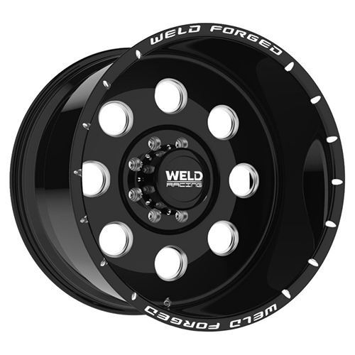 Weld Off-Road Super Single 3 W806 Gloss Black Milled - Part Number W80604082BAC Weld Off-Road Super Single 3 W806 Gloss Black Milled Photo