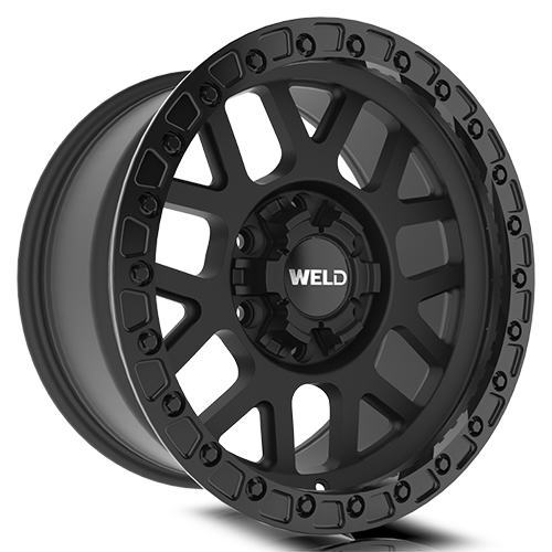 Weld Off-Road Cinch W104 Satin Black - Part Number W10424057475 Weld Off-Road Cinch W104 Satin Black Photo