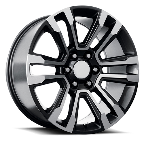 Wheel Replicas Denali V1184 Gunmetal Machined - Part Number V1184-295827GM Wheel Replicas Denali V1184 Gunmetal Machined Photo