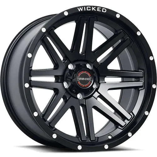 Wicked Offroad W901 Satin Black - Part Number W901B290655+00MB Wicked Offroad W901 Satin Black Photo