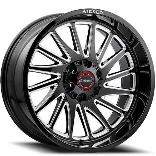 Wicked W936 Gloss Black Milled