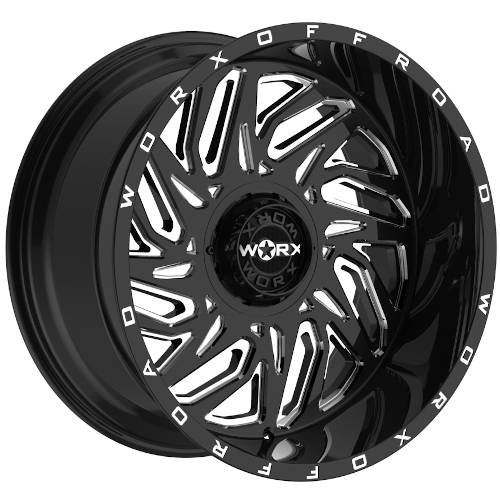 Worx Carnage 817 Gloss Black Milled - Part Number 817BM-2228744 Worx Carnage 817 Gloss Black Milled Photo